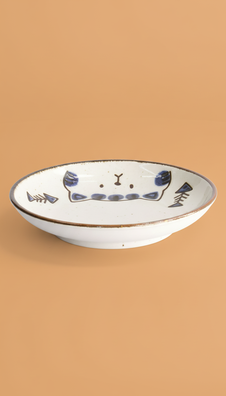 assiette chat deco animaux idee cadeau Rennes