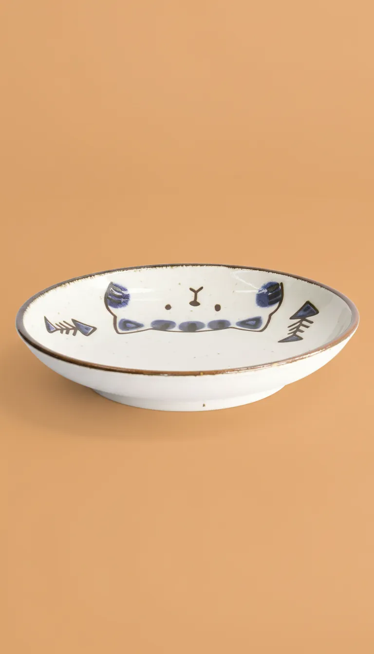 assiette chat deco animaux idee cadeau Rennes